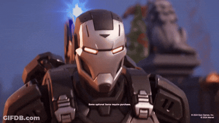 War Machine Confidently Walking GIF