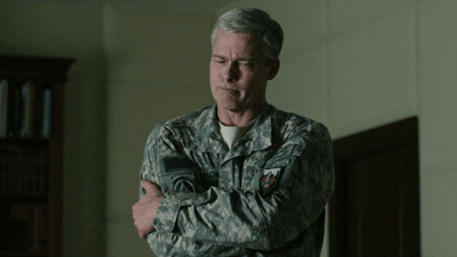 War Machine General Glen McMahon Confused GIF