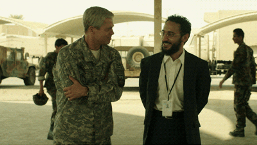 War Machine General Glen McMahon Talking To Guy GIF