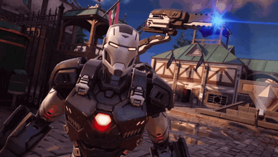 War Machine Ready To Fight GIF