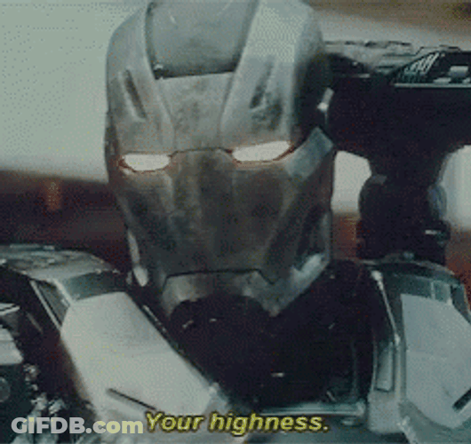 War Machine Your Highness GIF
