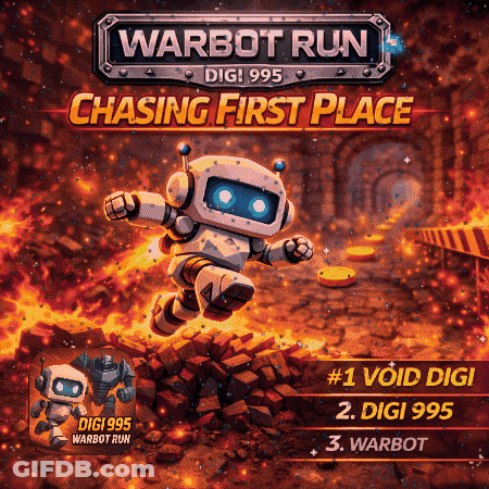 Warbot Run Poster Robot Flying GIF