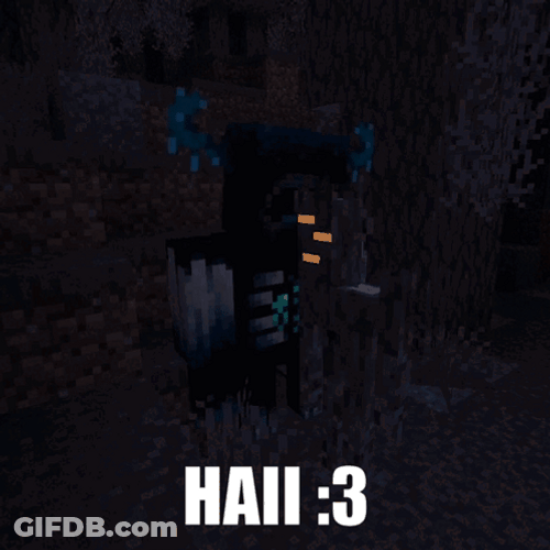 Warden Minecraft Trying To Knock Out Stone GIF