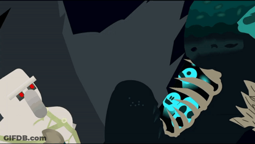 Warden Minecraft Yelling At Iron Golem GIF