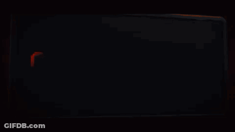 Warfree Sign Lit Up On Black GIF