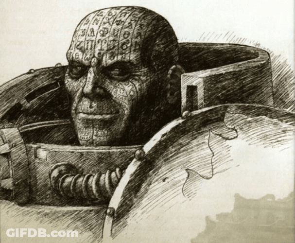 Warhammer Marine Moving Eyebrows GIF