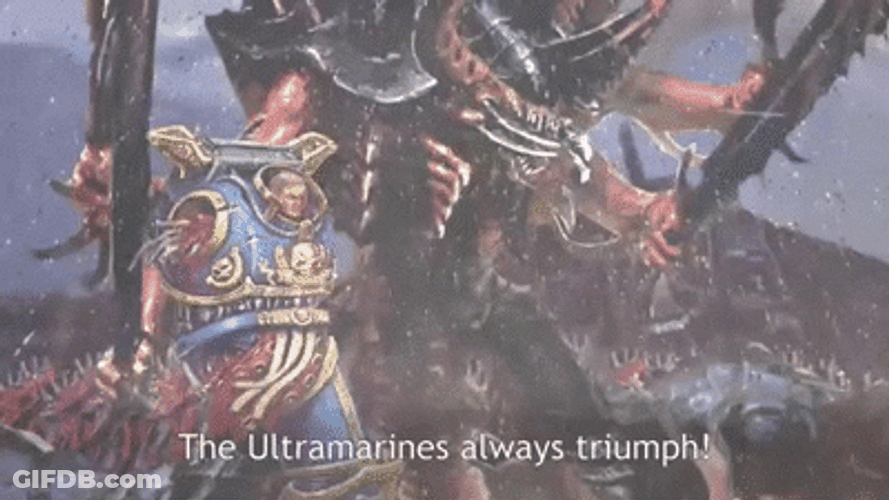Warhammer Ultramarines Always Triumph GIF