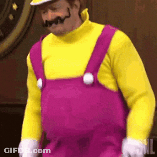 Wario L Dance GIF