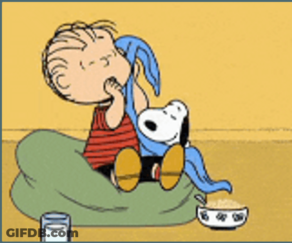Warm And Cozy Snoopy Blanket GIF