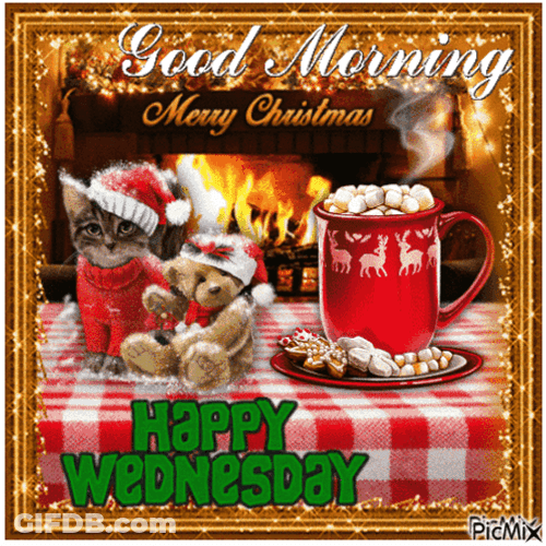Warm Cocoa Winter Wednesday Sips GIF