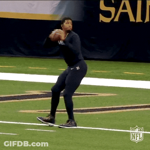 Warming Myself Up Doing Quarterbacks GIF