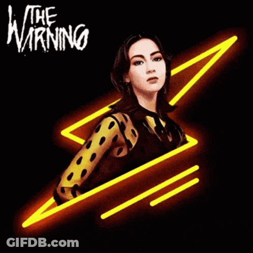 Warning Movie Poster Woman In Polka Dot Top GIF