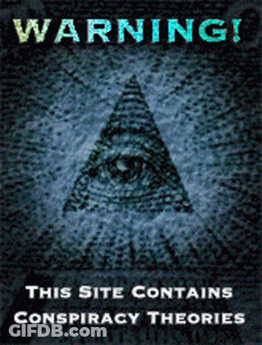 Warning Sign All Seeing Eye This Site Contains Conspiracy Theories GIF