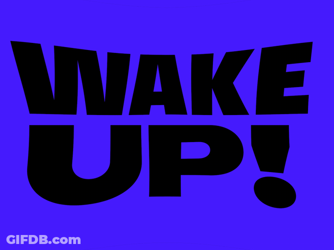 Warp Wake Up GIF