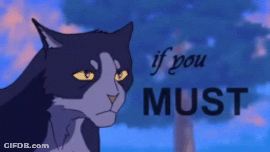 Warrior Cats Fight With Yourself GIF