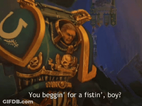 Warrior You Begging For A Fistin' Boy GIF