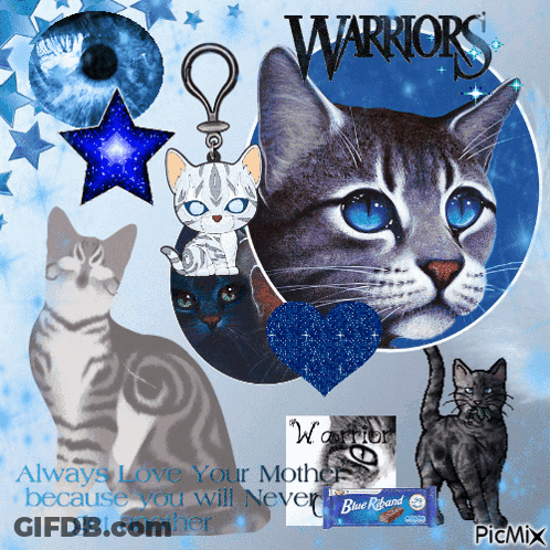 Warriors Cats Blue Heart GIF