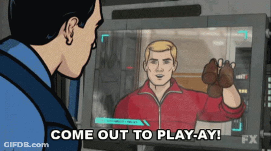 Warriors Come Out And Play Archer Cartoon GIF