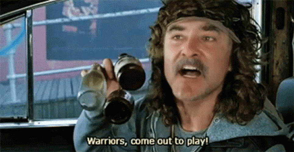 Warriors Come Out And Play Funny Face Swap GIF