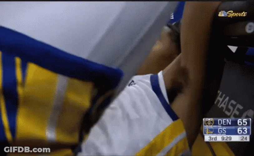 Warriors Jordan Poole Falling Down GIF