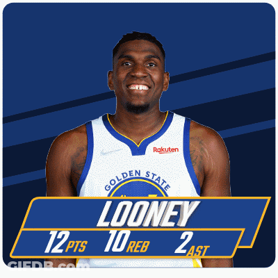 Warriors Looney 12 Pts 10 Reb 2 Ast GIF