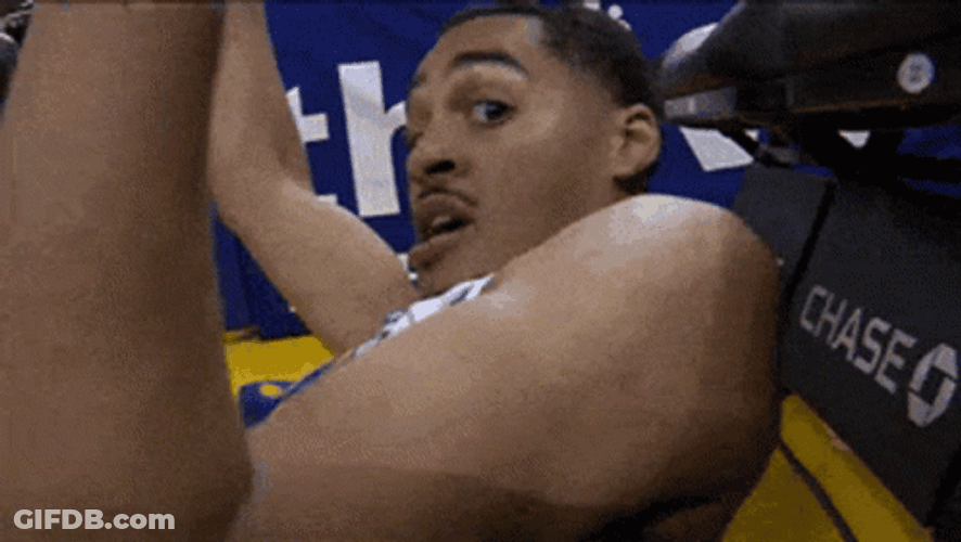 Warriors Player Jordan Poole Wide Eyes GIF