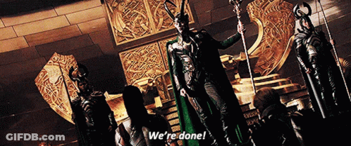 Warriors Standing Around Throne Says We're Done GIF