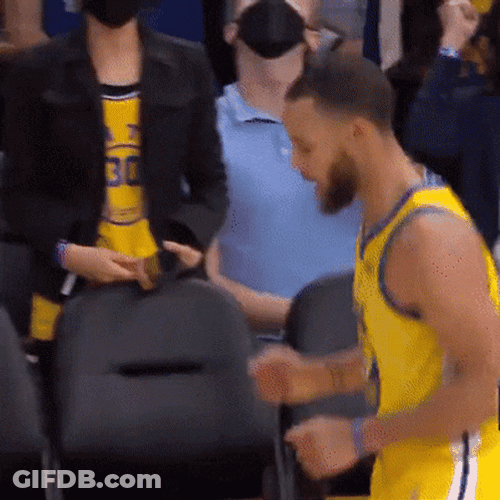 Warriors Stephen Curry Happy Dance GIF