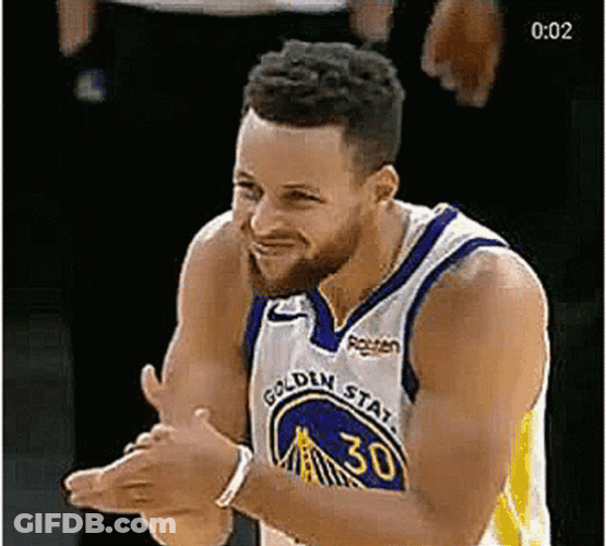 Warriors Stephen Curry Sarcastic Clap GIF