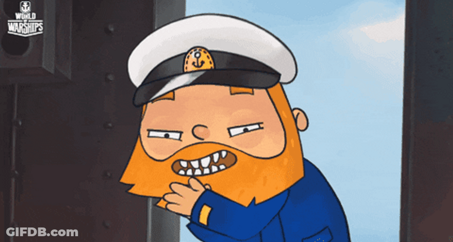 Warship Captain Evil Plan GIF