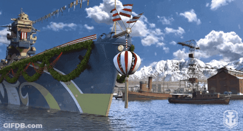 Warship Japanese Yamato GIF