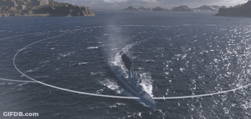 Warship Smoke GIF