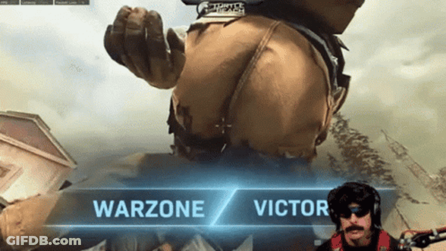 Warzone Doctor Disrespect Victory GIF