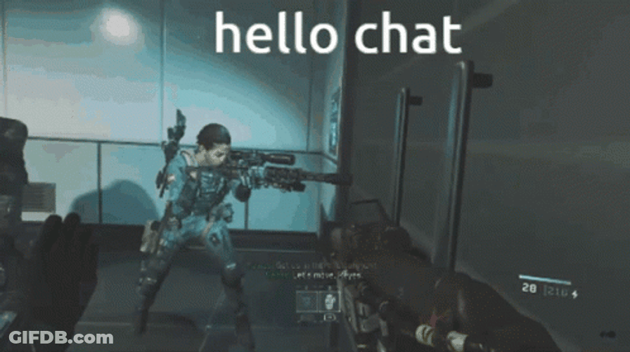Warzone Hello Chat Break In GIF