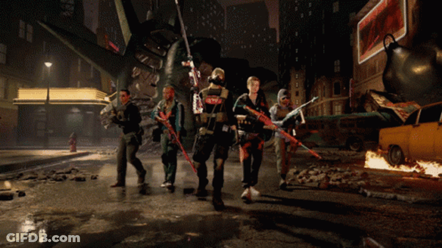 Warzone Squad Coming At You GIF