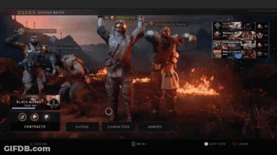 Warzone Wave Lobby Scene GIF