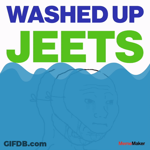 Washed Up Jeets Man In Water GIF