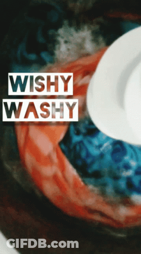 Washing Machine Saying Wishy Washy GIF