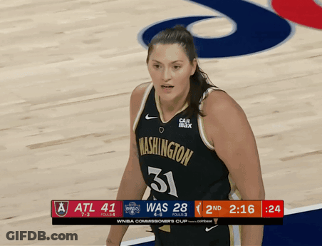 Washington Basketball Player On Court GIF