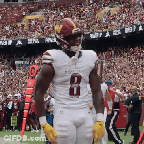 Washington Commanders Brian Robinson Jr Open Arms GIF