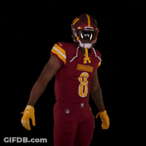 Washington Commanders Brian Robinson Jr Poses Flex Biceps GIF