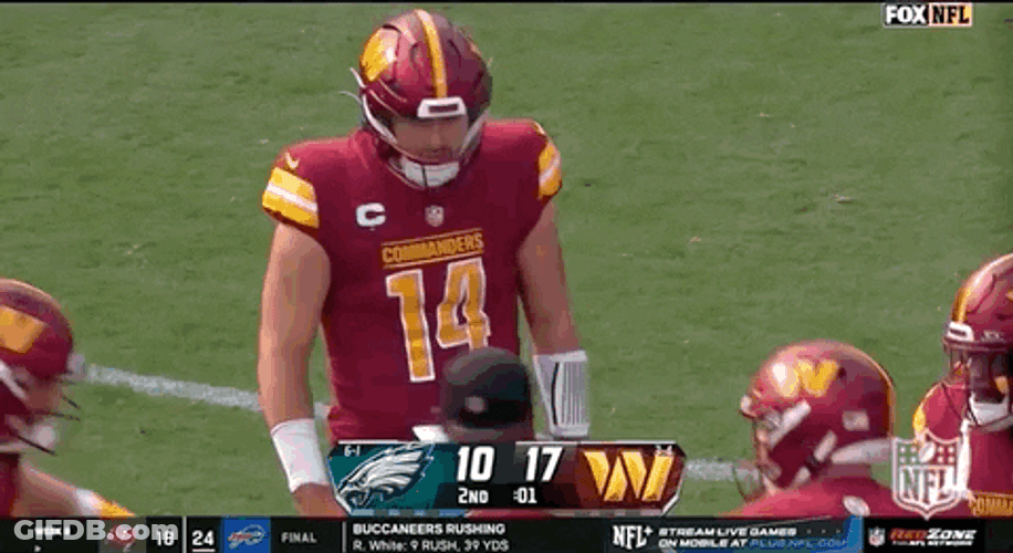 Washington Commanders Howell High Five Slye GIF