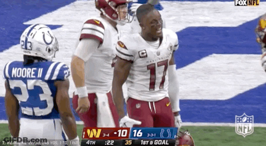 Washington Commanders Player 17 Points Self GIF