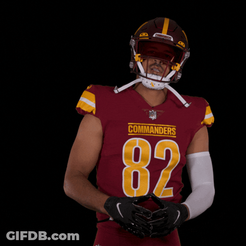 Washington Commanders Player 82 Poses Cross Arms GIF
