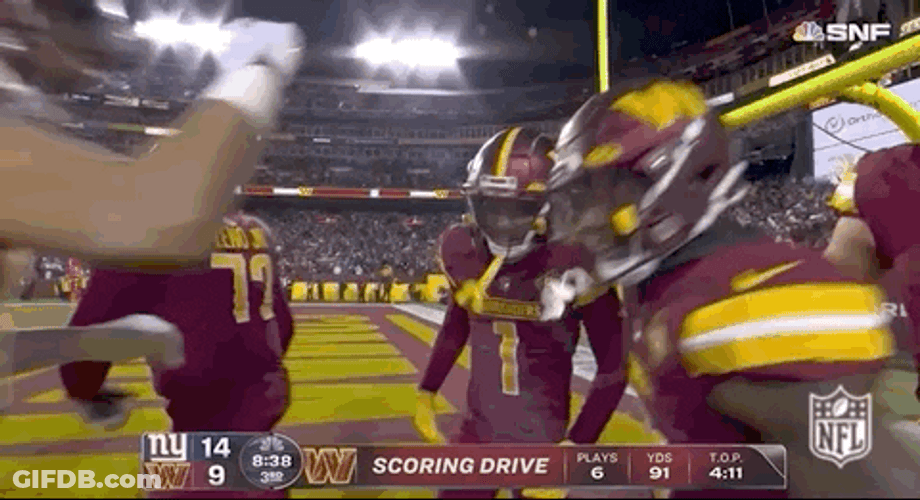 Washington Commanders Player Covers Reveals Face GIF