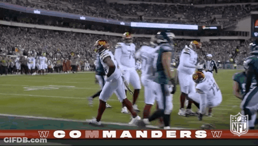 Washington Commanders Player Flex Biceps GIF