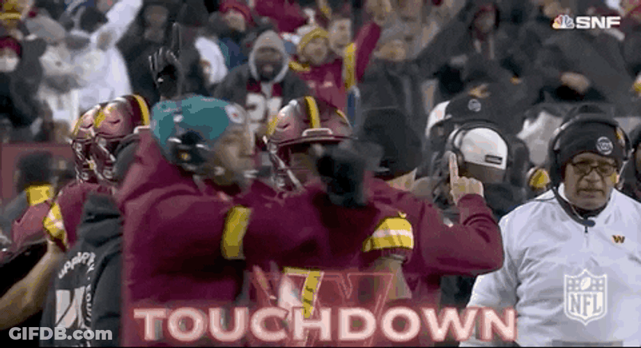 Washington Commanders Points Up Touchdown GIF
