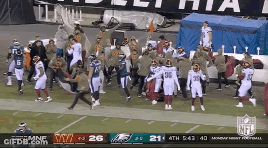 Washington Commanders Team Players Jumps Happily GIF