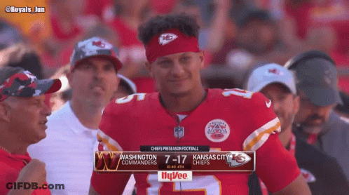 Washington Commanders Vs Kansas City Chiefs Football Game GIF