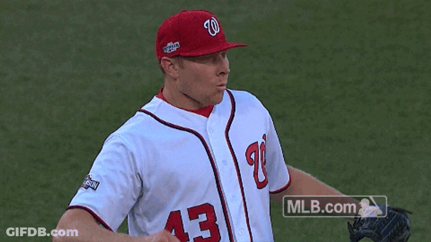 Washington Nationals Finger Gun GIF
